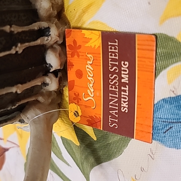 Stainless Steel skull skeleton Mug Ghotic decoration for coffee beer wine - Picture 5 of 8